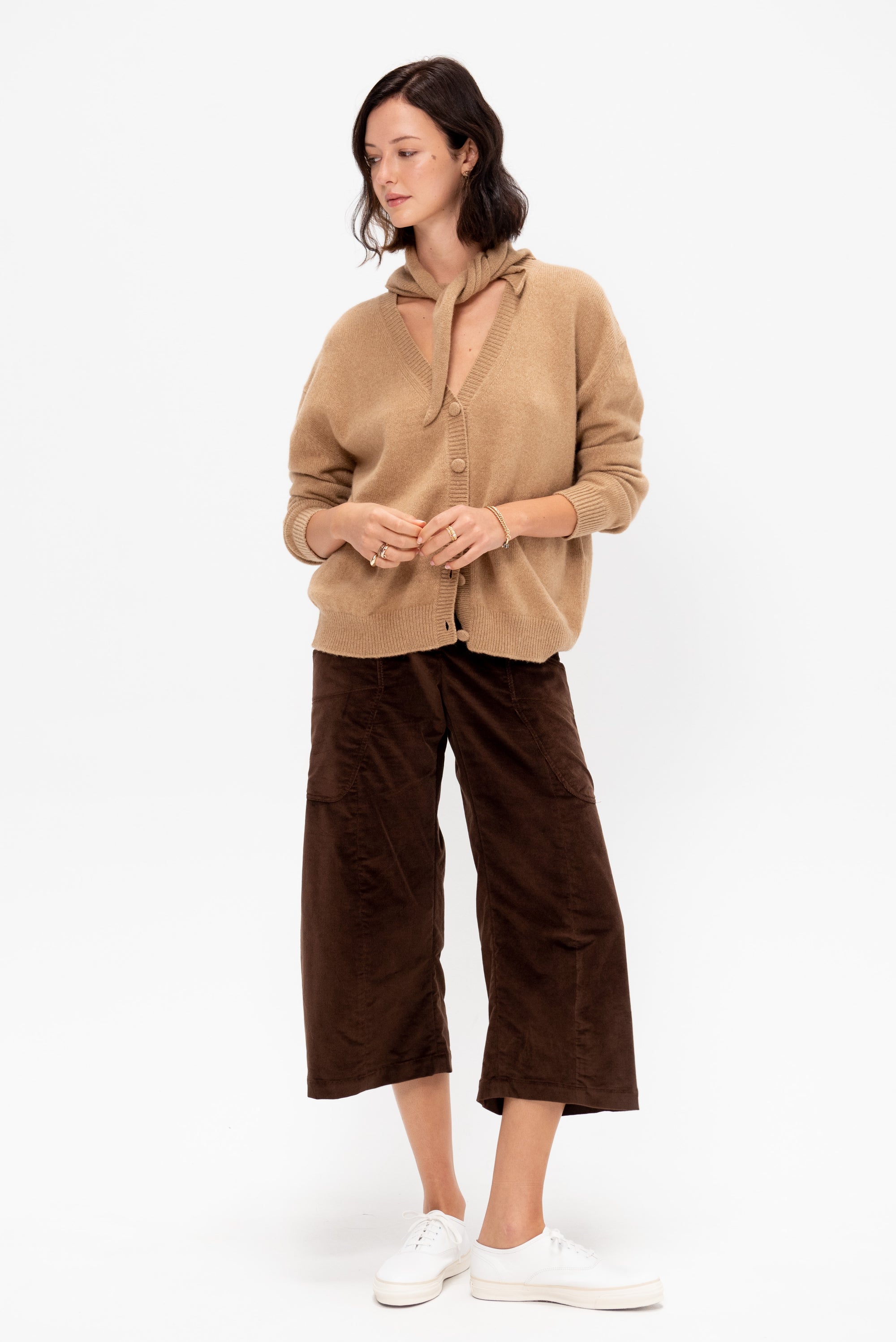 Curved Eda Culotte, Chocolate