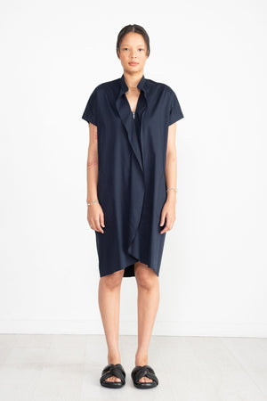 Zero + Maria Cornejo - Fin Gaban Dress, Navy