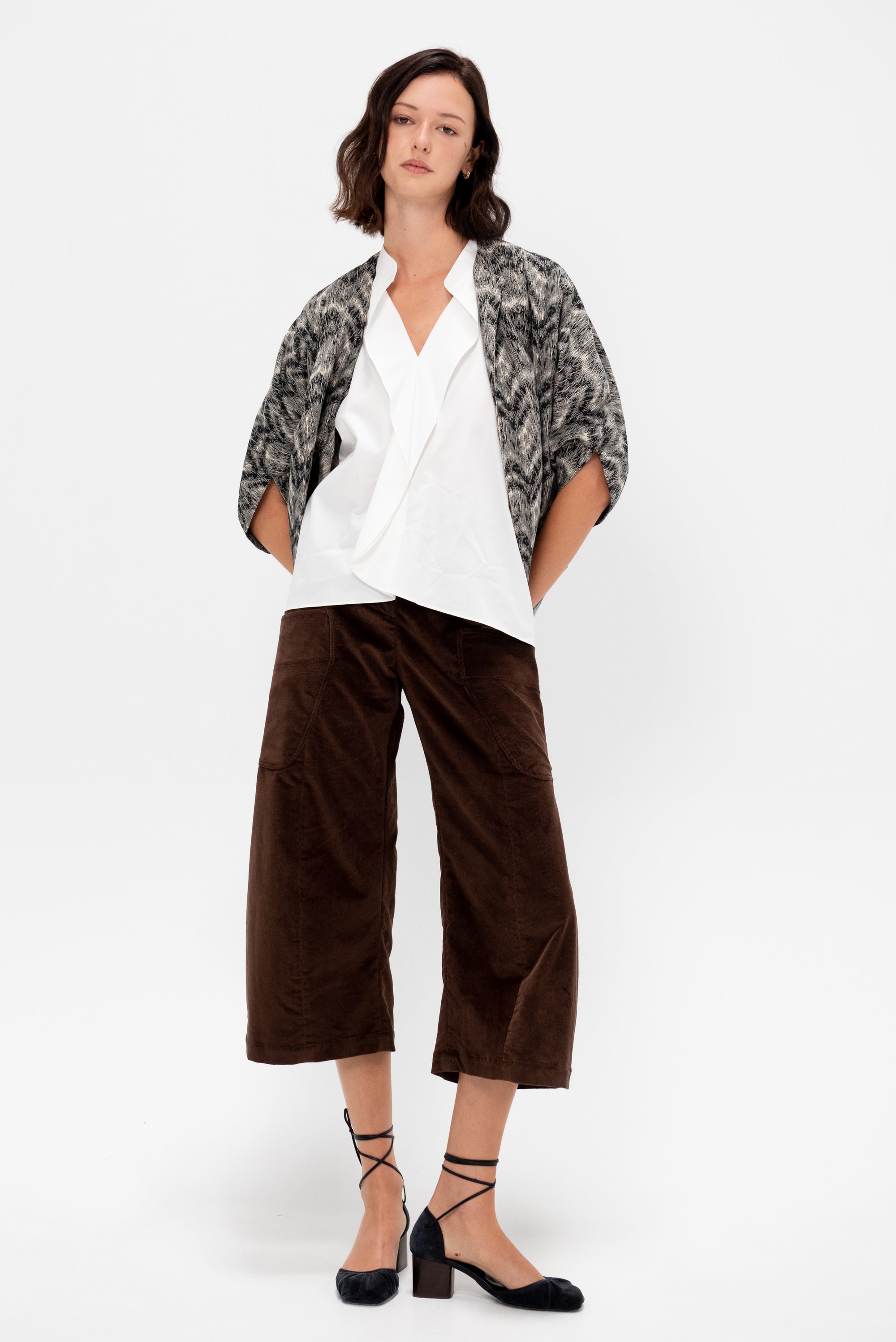 Rio Shrug, Black &amp; Chalk