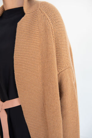 Zero + Maria Cornejo - Long Sleeve Rio Shrug, Caramel