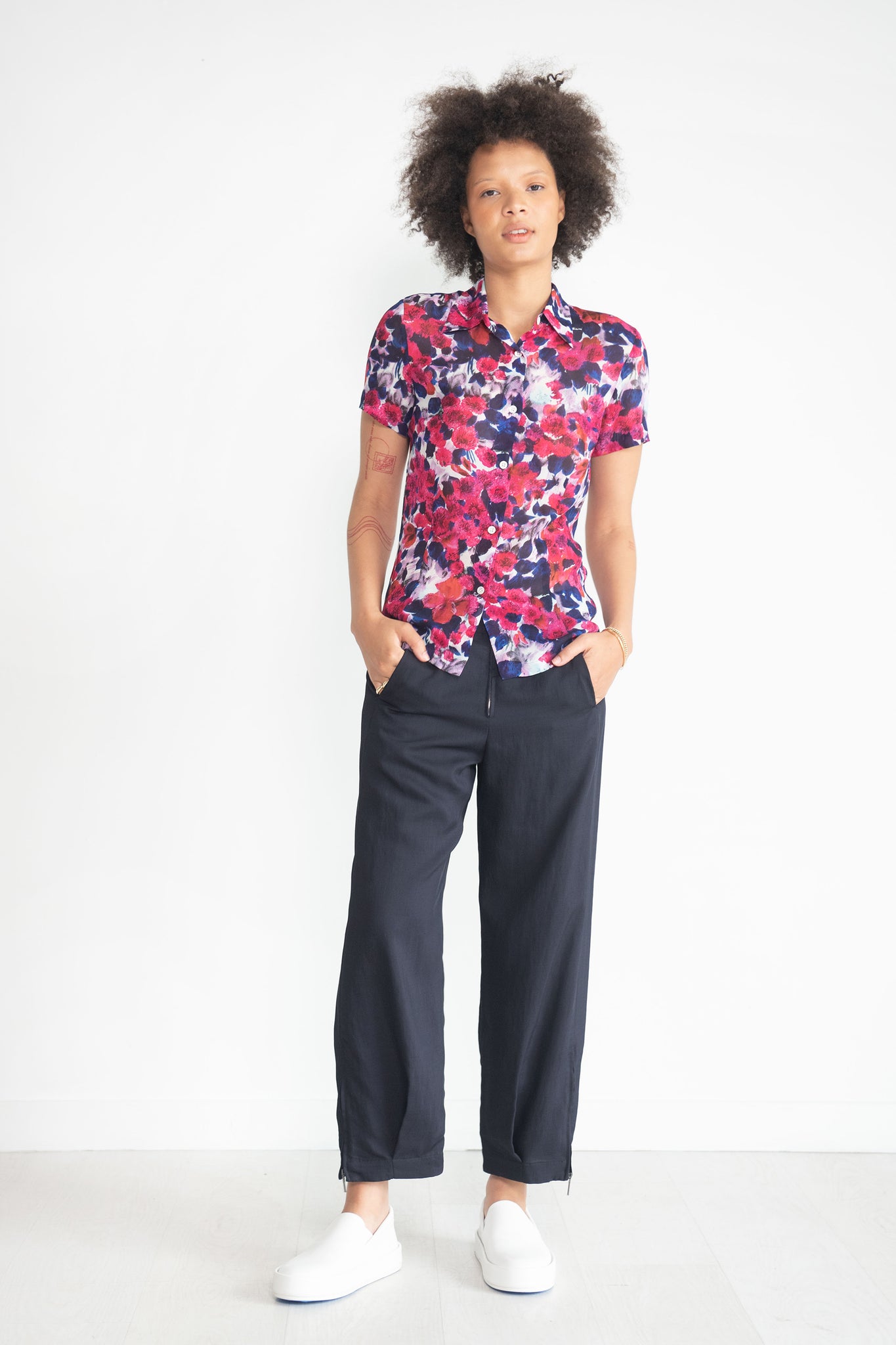 Zero + Maria Cornejo - Slim Flight Pant, Ink Jet