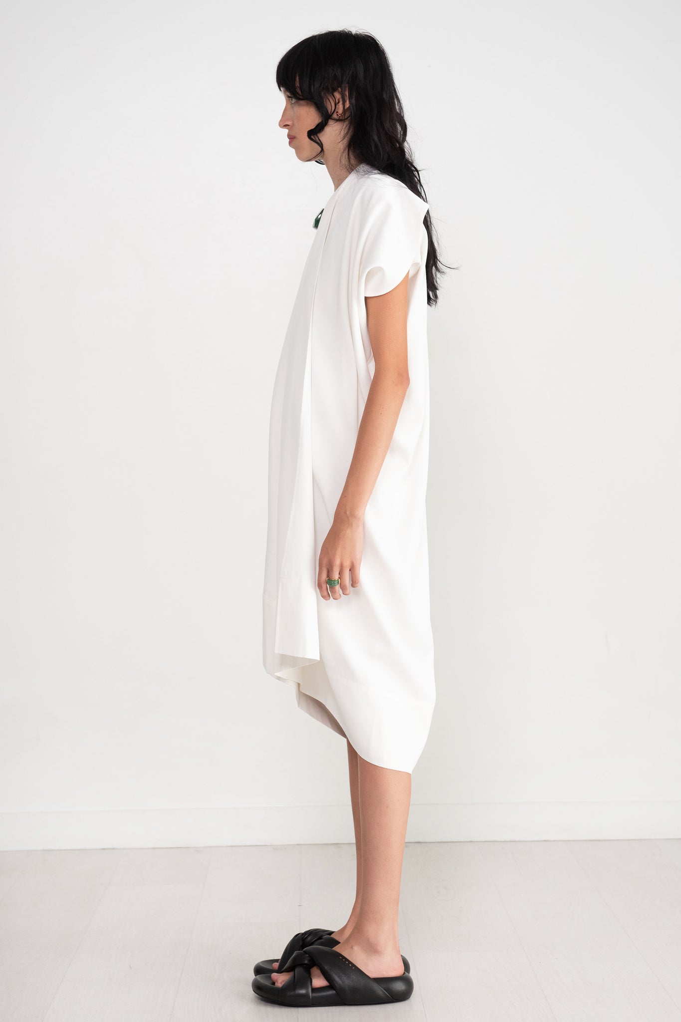 Zero + Maria Cornejo - Foil Dress, White