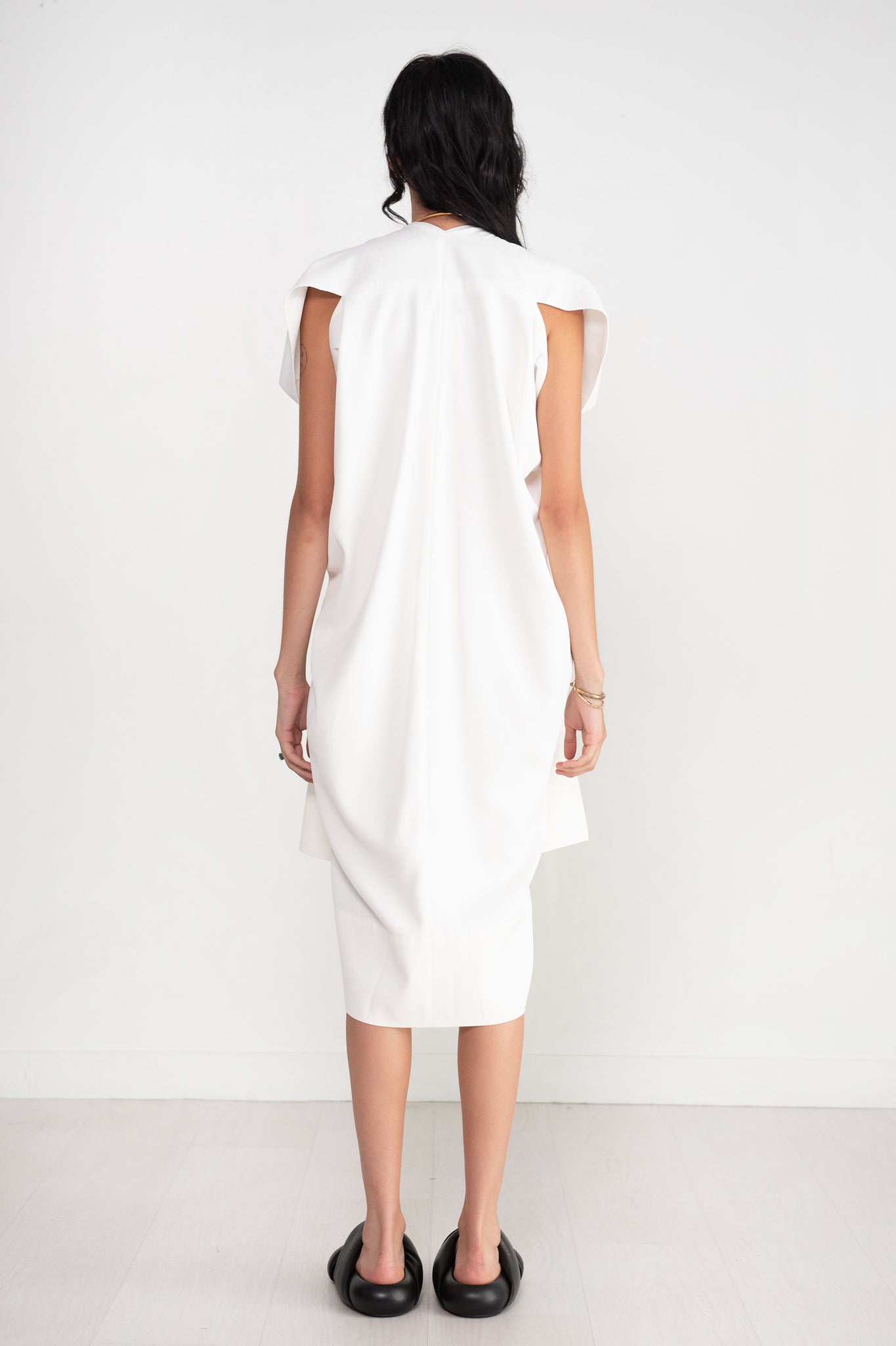 Zero + Maria Cornejo - Foil Dress, White