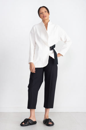 Zero + Maria Cornejo - Wrap Ari Jacket, Chalk