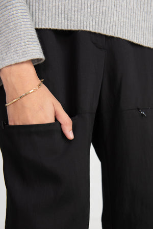 Zero + Maria Cornejo - Biker Pant, Black