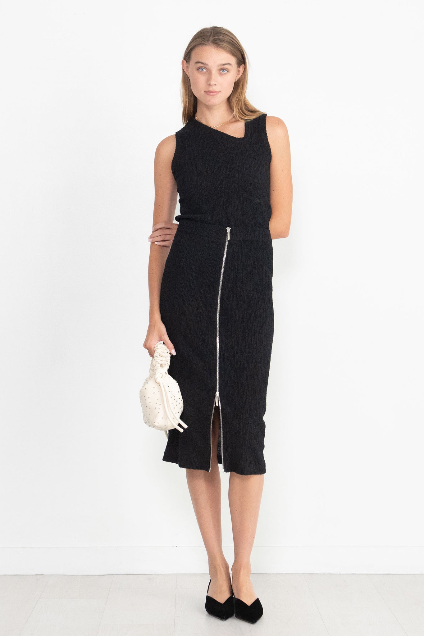 Zero + Maria Cornejo - Zoe Zip Skirt, Black