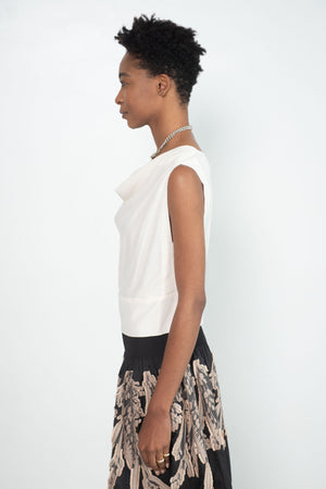 Zero + Maria Cornejo - Siren Top, White Pepper