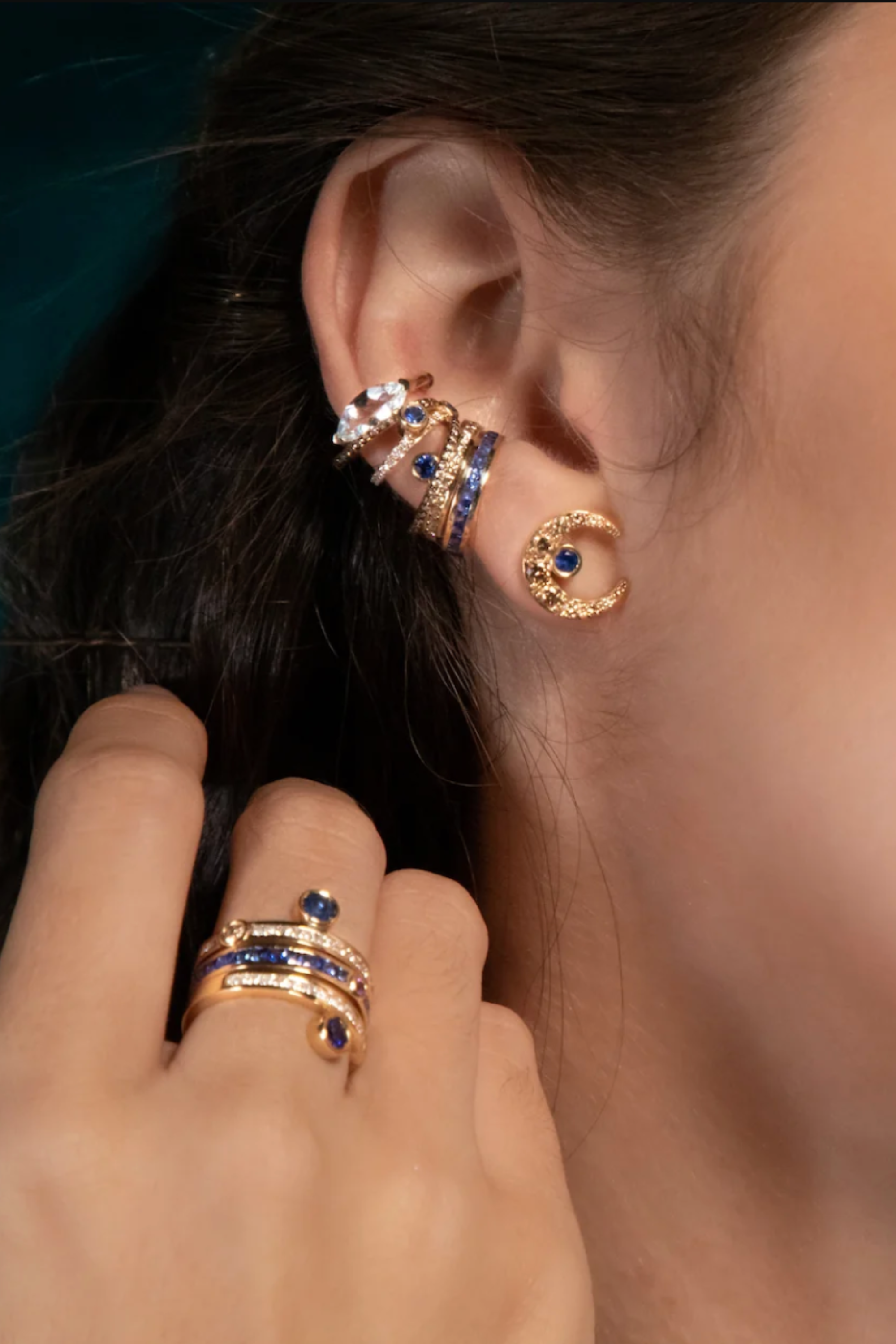 Ita - ¡Buenos Días! “Ensueño” Ring, White Diamonds