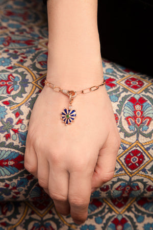 Joanna Dahdah Hook Bracelet, Diamond and Gold