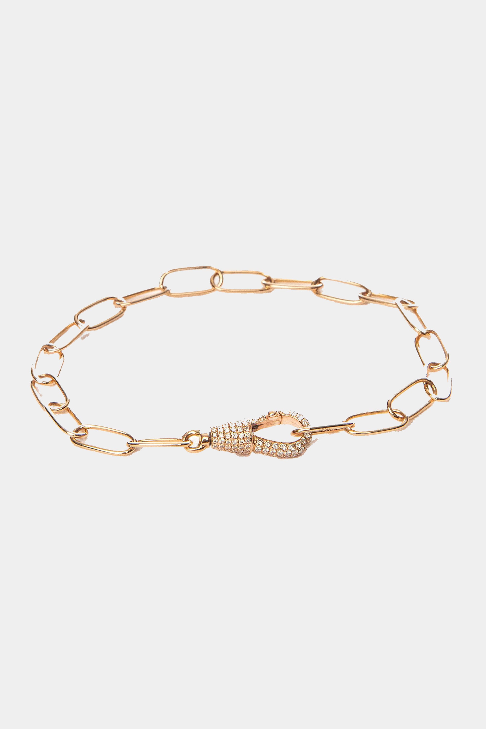 Joanna Dahdah HOOK BRACELET, diamond and gold – Kick Pleat