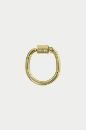 Trundle Lock Ring, Yellow Gold