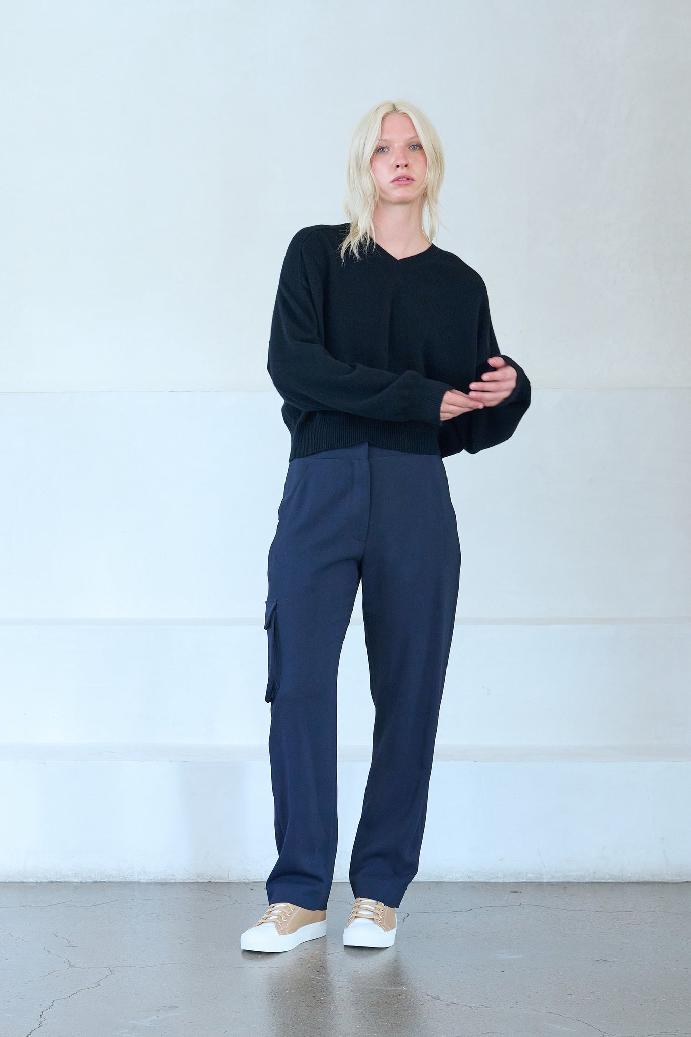 LOULOU STUDIO - EMSALO SWEATER, BLACK