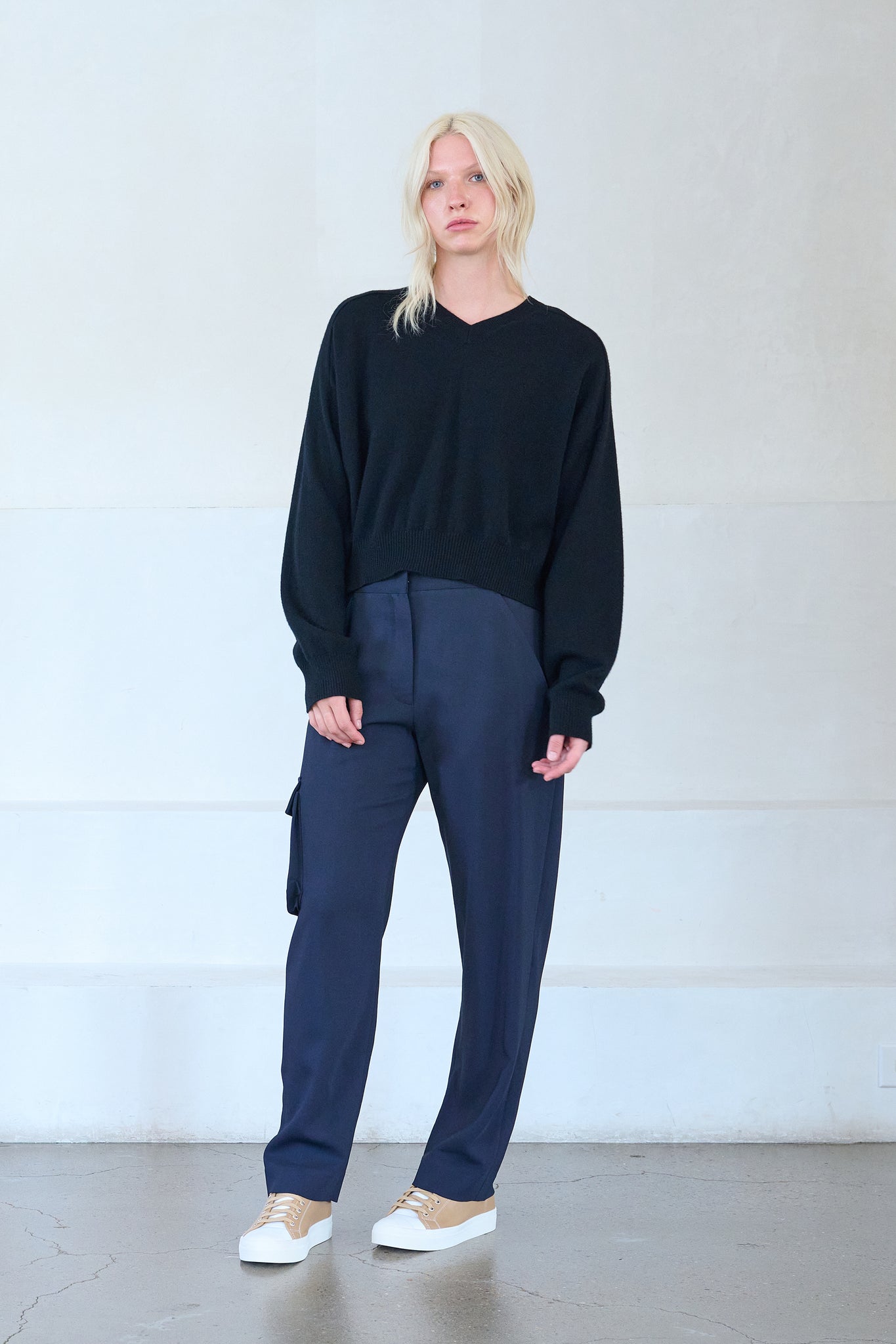 LOULOU STUDIO - EMSALO SWEATER, BLACK