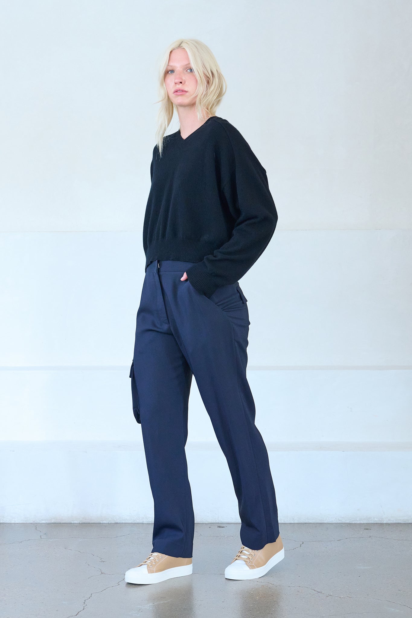 LOULOU STUDIO - EMSALO SWEATER, BLACK
