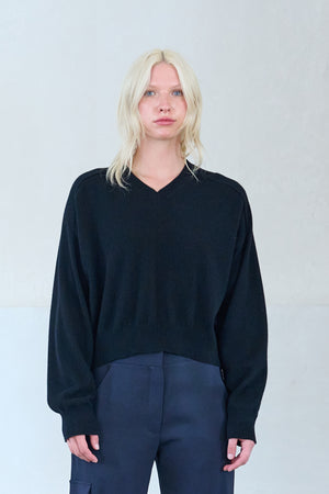 LOULOU STUDIO - EMSALO SWEATER, BLACK