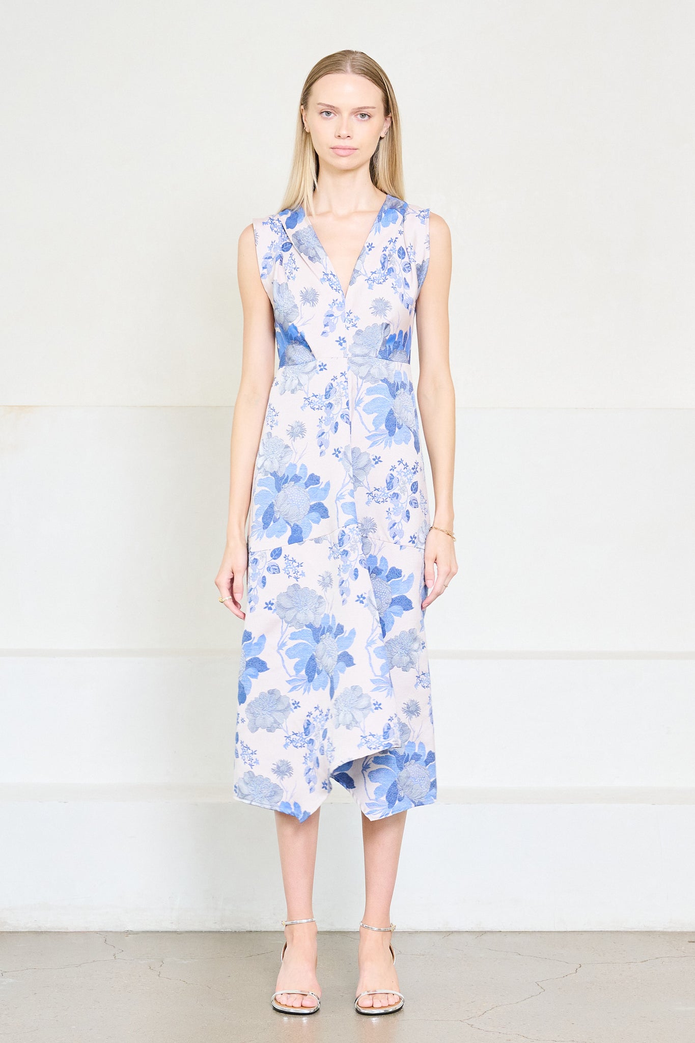 Zero + Maria Cornejo - Joi Dress, Pink & Blue
