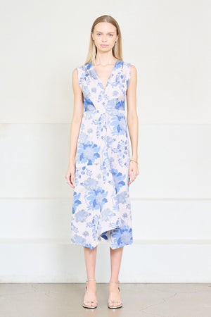 Zero + Maria Cornejo - Joi Dress, Pink & Blue