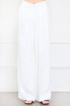 LOULOU STUDIO - Balsas Wide Leg Pants, Ivory