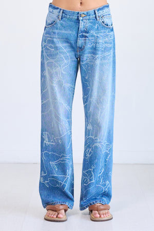 GAUCHERE - Jeans, Blue Stone Wash