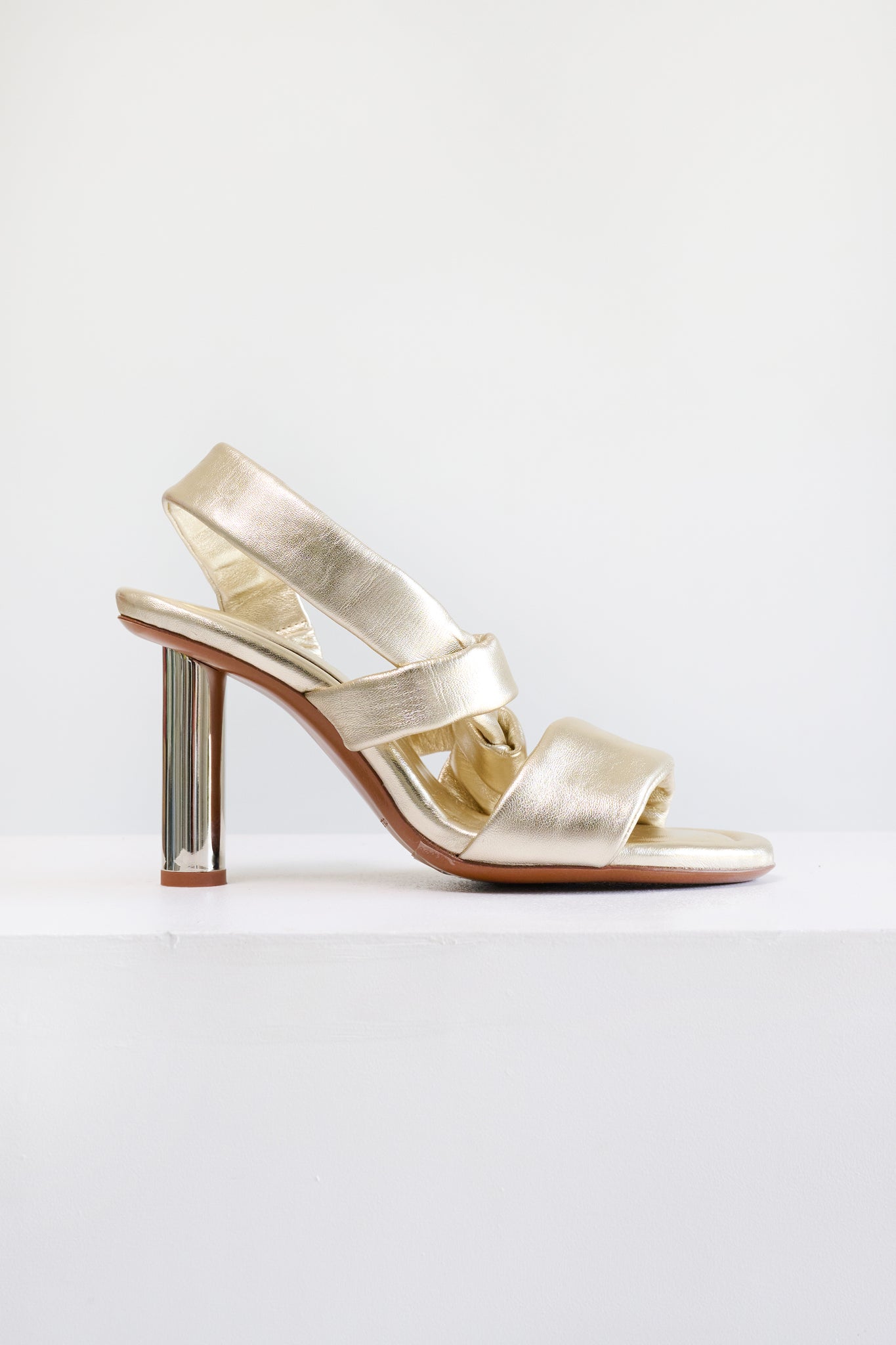 Robert Clergerie - Kina Heel Sandal, Metal
