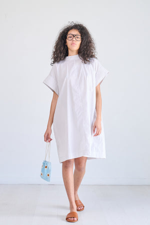 Studio Nicholson - Tepic Dress, Chestnut Fine Stripe