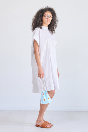 Studio Nicholson - Tepic Dress, Chestnut Fine Stripe