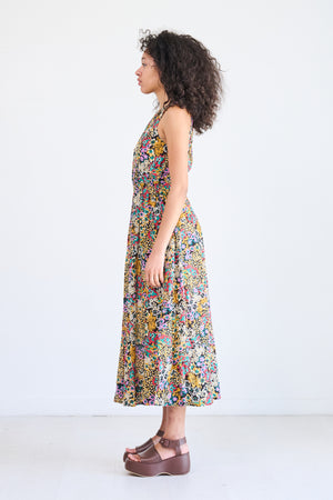 APIECE APART - Bali Tank Dress, Wildflowers Pink