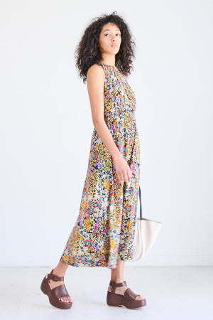 APIECE APART - Bali Tank Dress, Wildflowers Pink