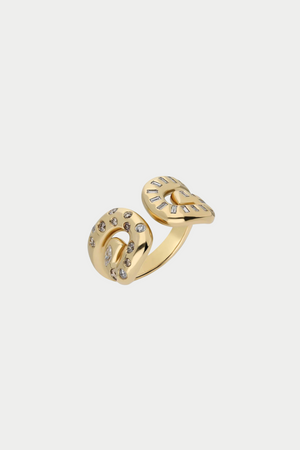 Ita - Txirimiri “Danza” Diamond Ring, Yellow Gold