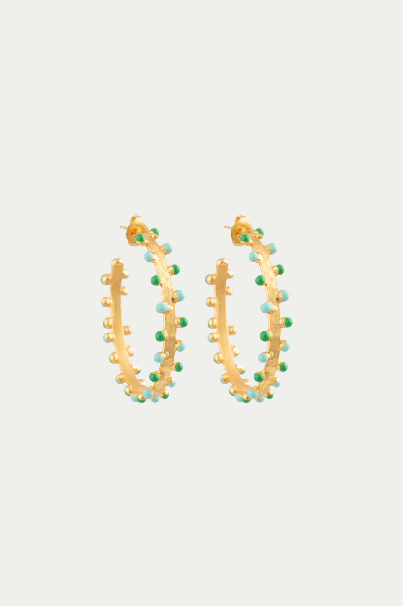 SYLVIA TOLEDANO - Boucles D'Oreilles Gipsy, Turquoise