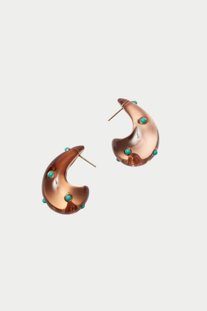 Lizzie Fortunato Jewels - Arp Earrings, Caramel