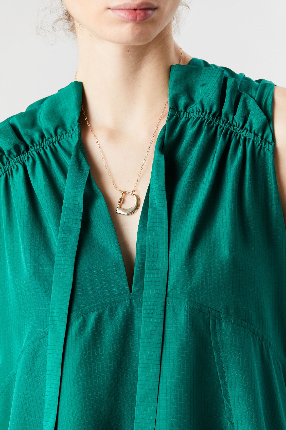 MARLA AARON - Small D Lock, Gold