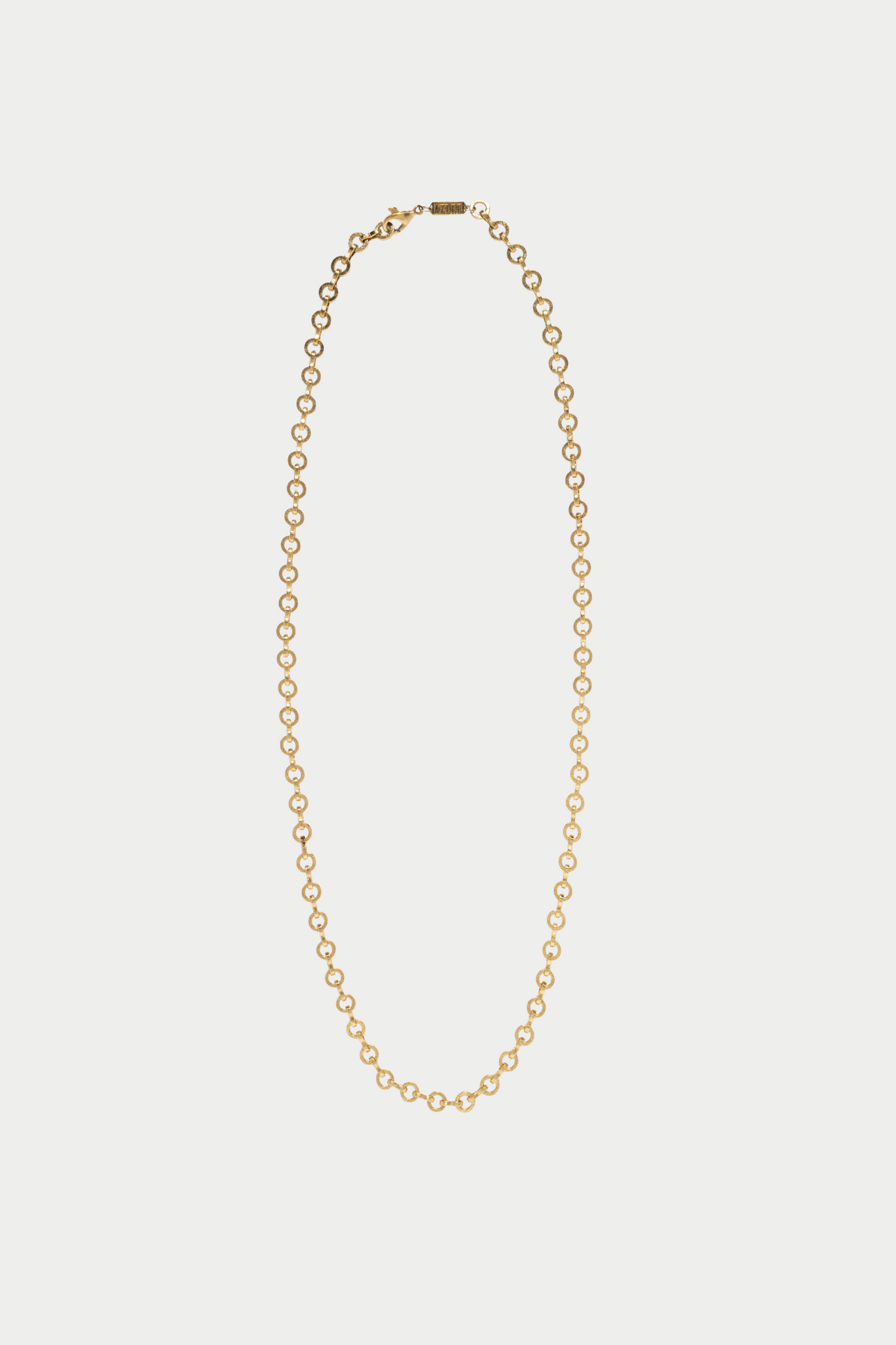 AZLEE - HEAVY MEDIUM CIRCLE LINK CHAIN, GOLD