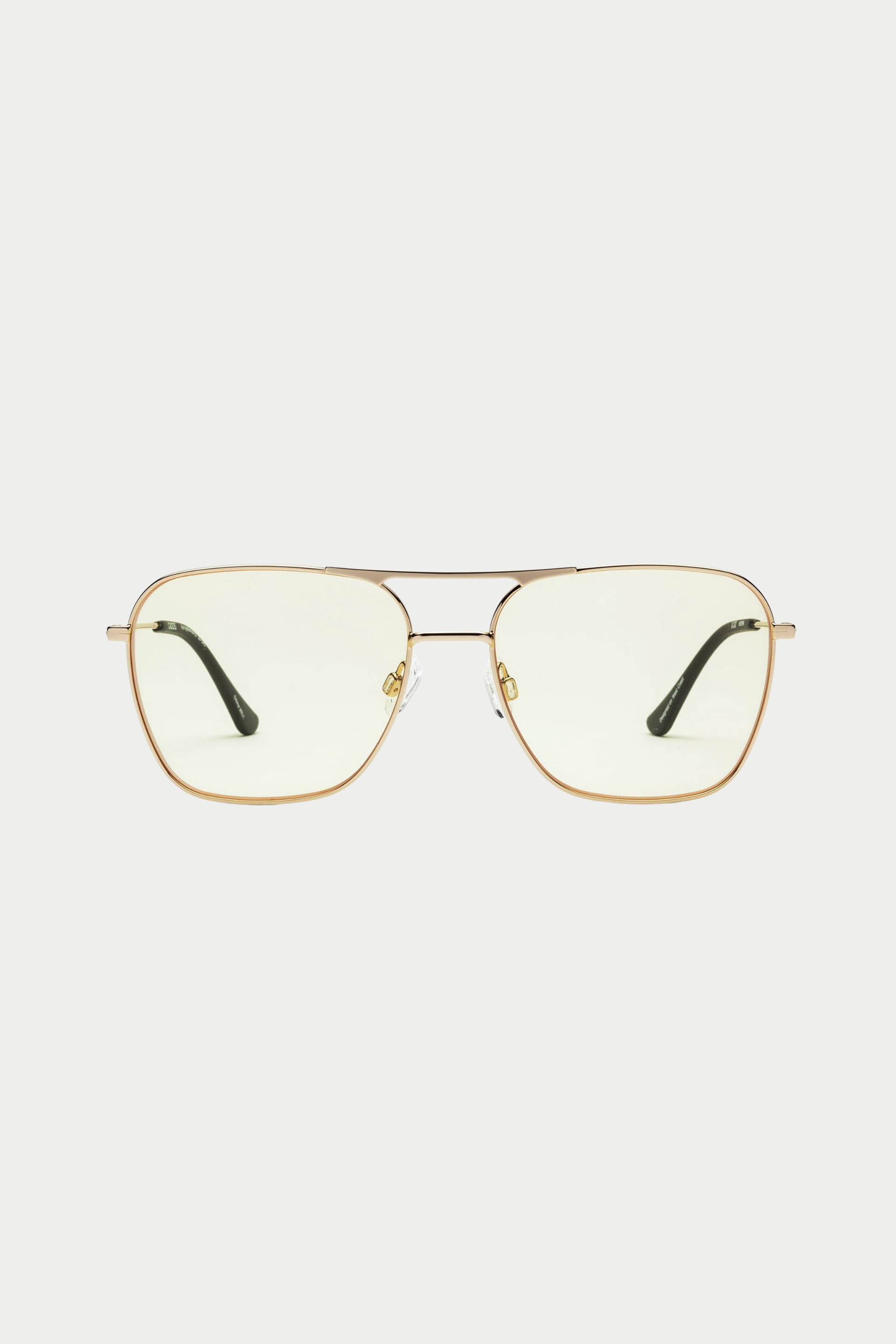 Caddis HOOPER READER GLASSES, polished gold – Kick Pleat