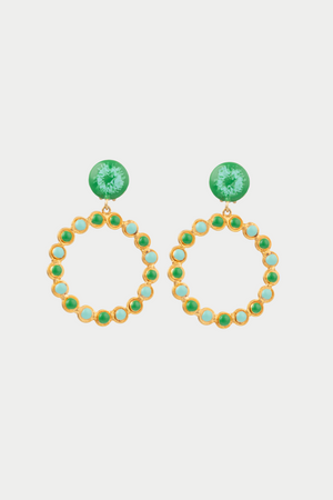 SYLVIA TOLEDANO - Happy Earrings, Turquoise