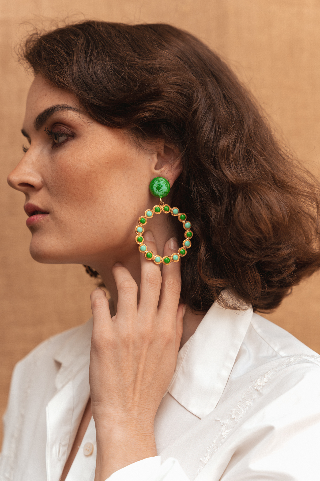 SYLVIA TOLEDANO - Happy Earrings, Turquoise