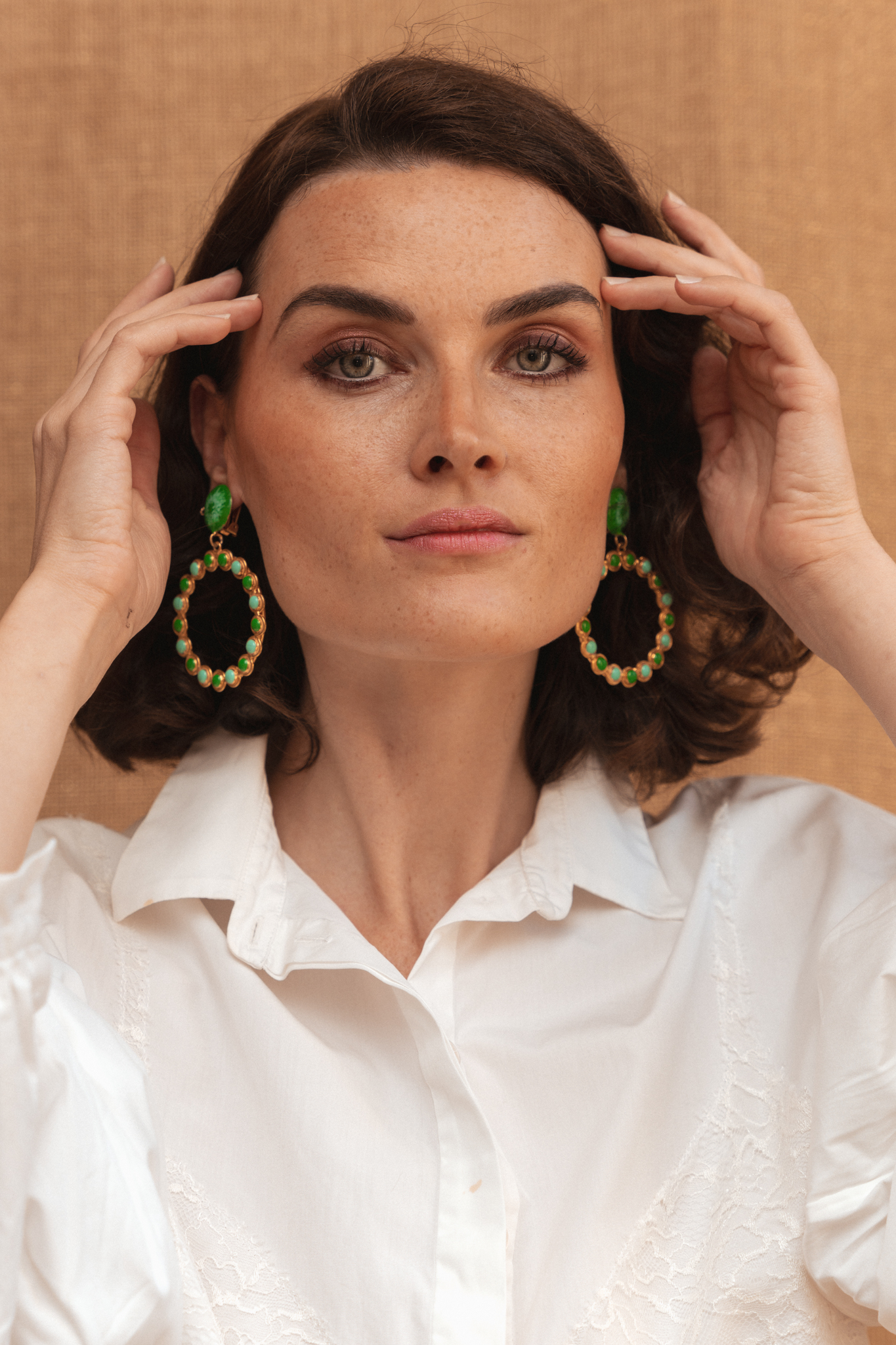 SYLVIA TOLEDANO - Happy Earrings, Turquoise