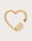 Marla Aaron - Heart Lock, Yellow Gold
