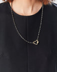 Heart Lock, Yellow Gold
