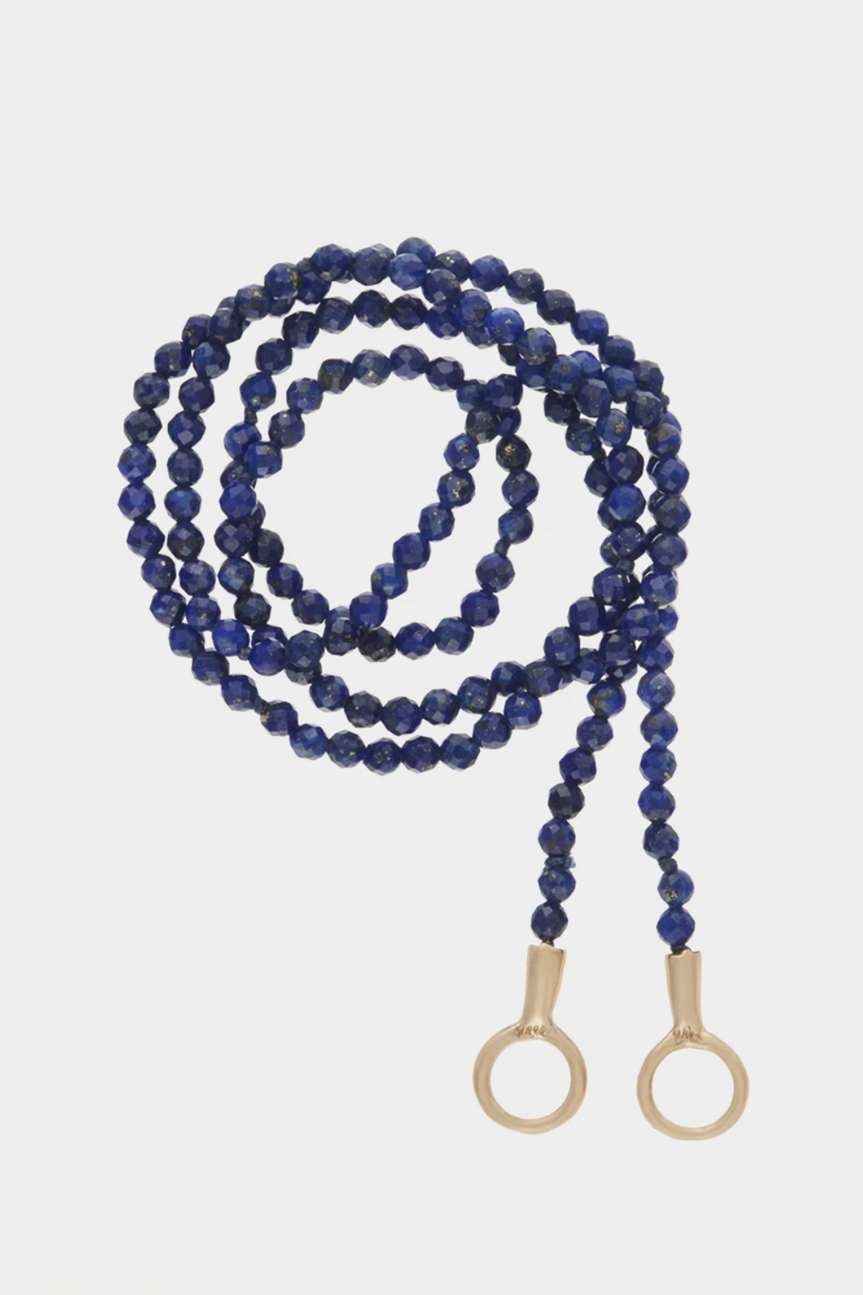 MARLA AARON - 16" lapis itty bitty strand, blue