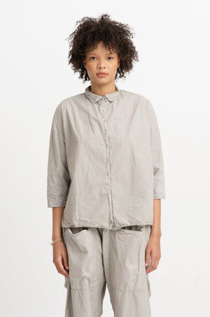 Album di Famiglia - Short Collar Shirt, Stone Grey