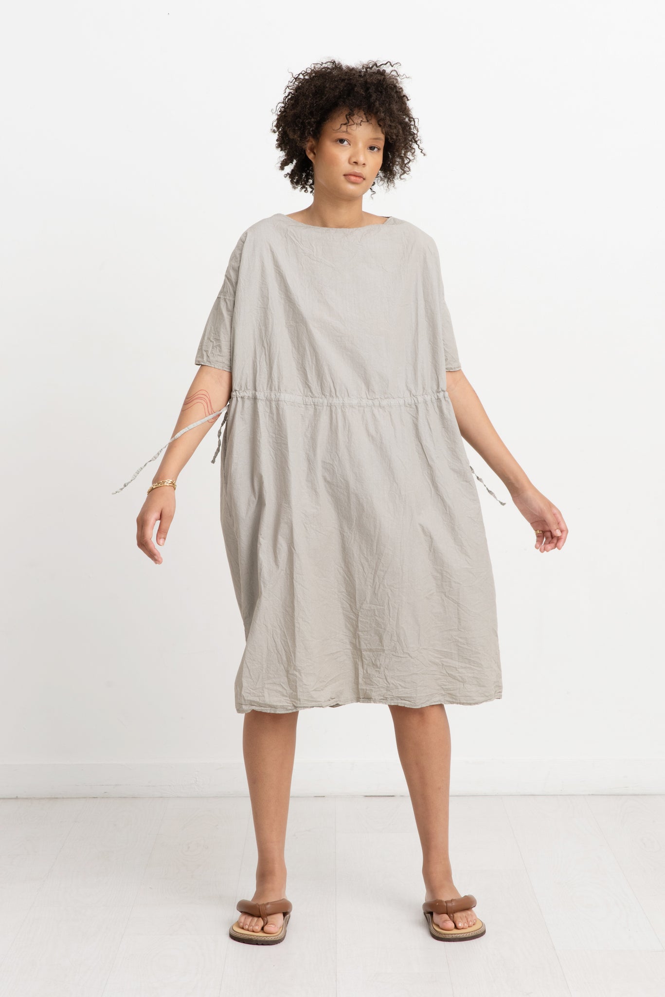 Album di Famiglia - Oversized Dress, Stone Grey