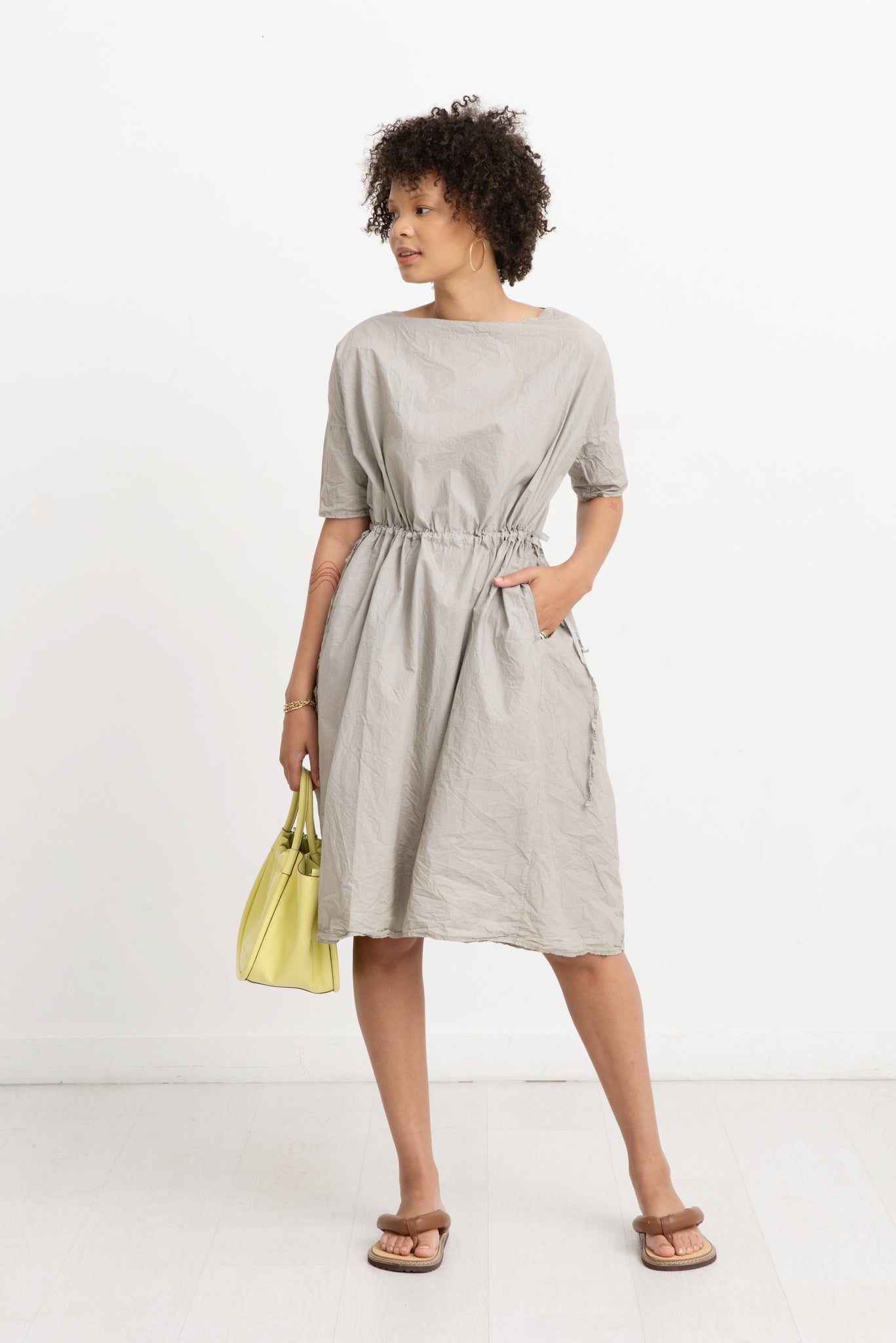 Album di Famiglia - Oversized Dress, Stone Grey