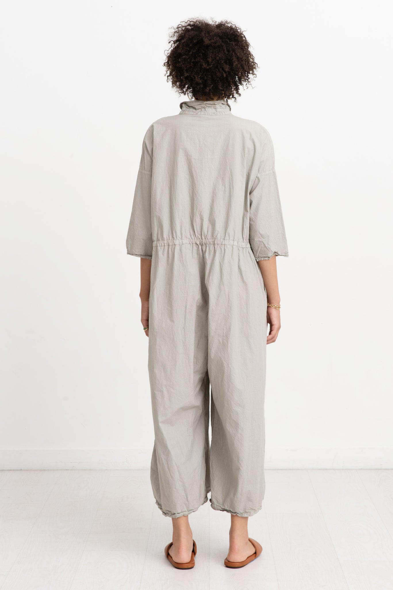 Album di Famiglia - Collar Jumpsuit, Stone Grey