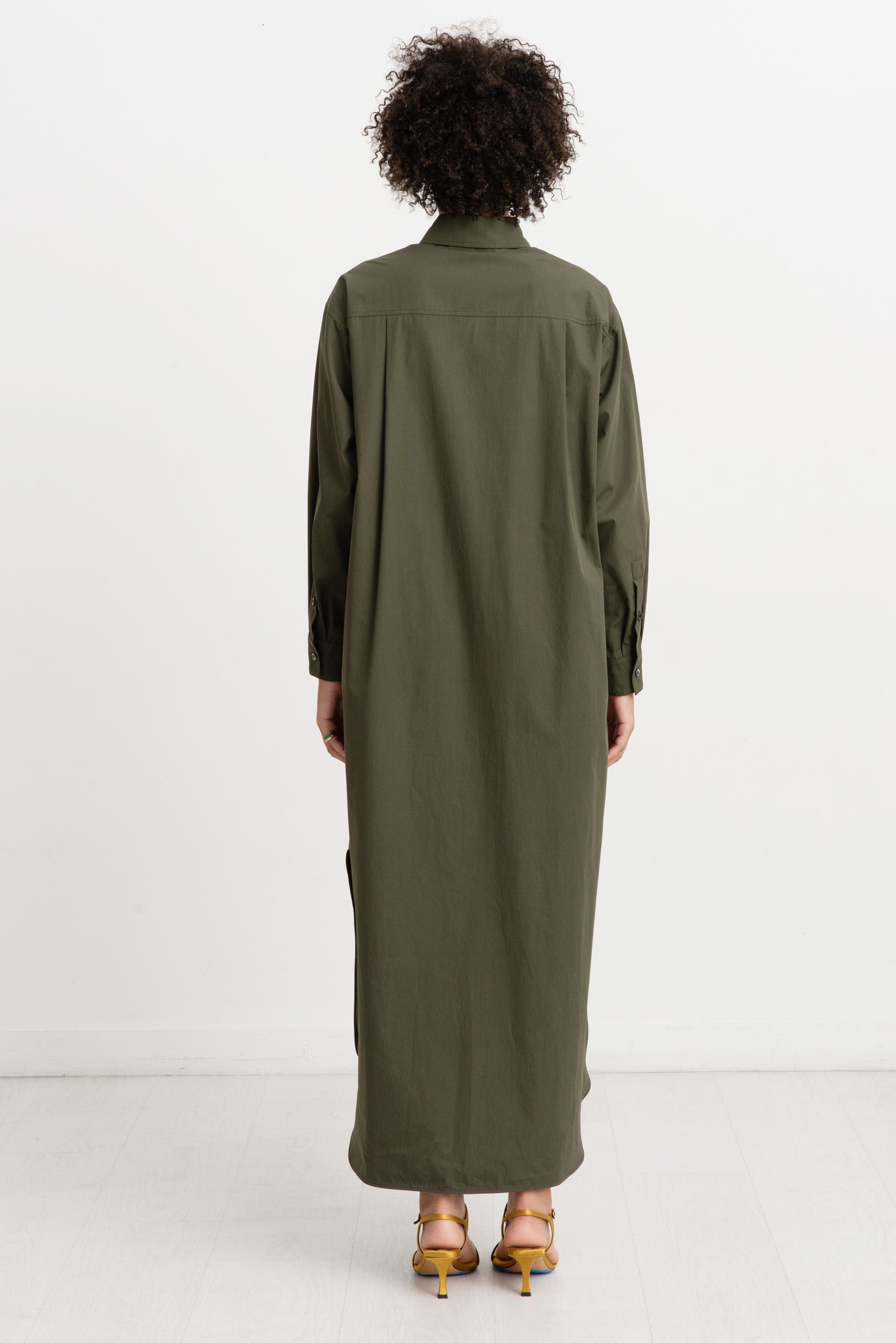 Hache - Cover Me Up Dress, Military Green