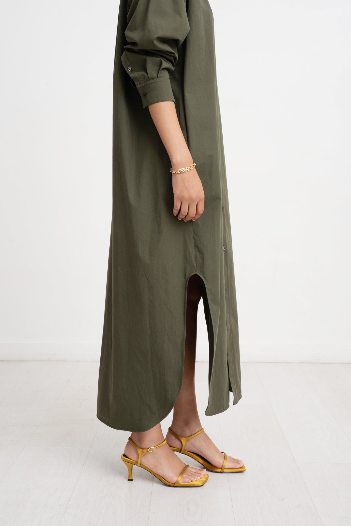 Hache - Cover Me Up Dress, Military Green