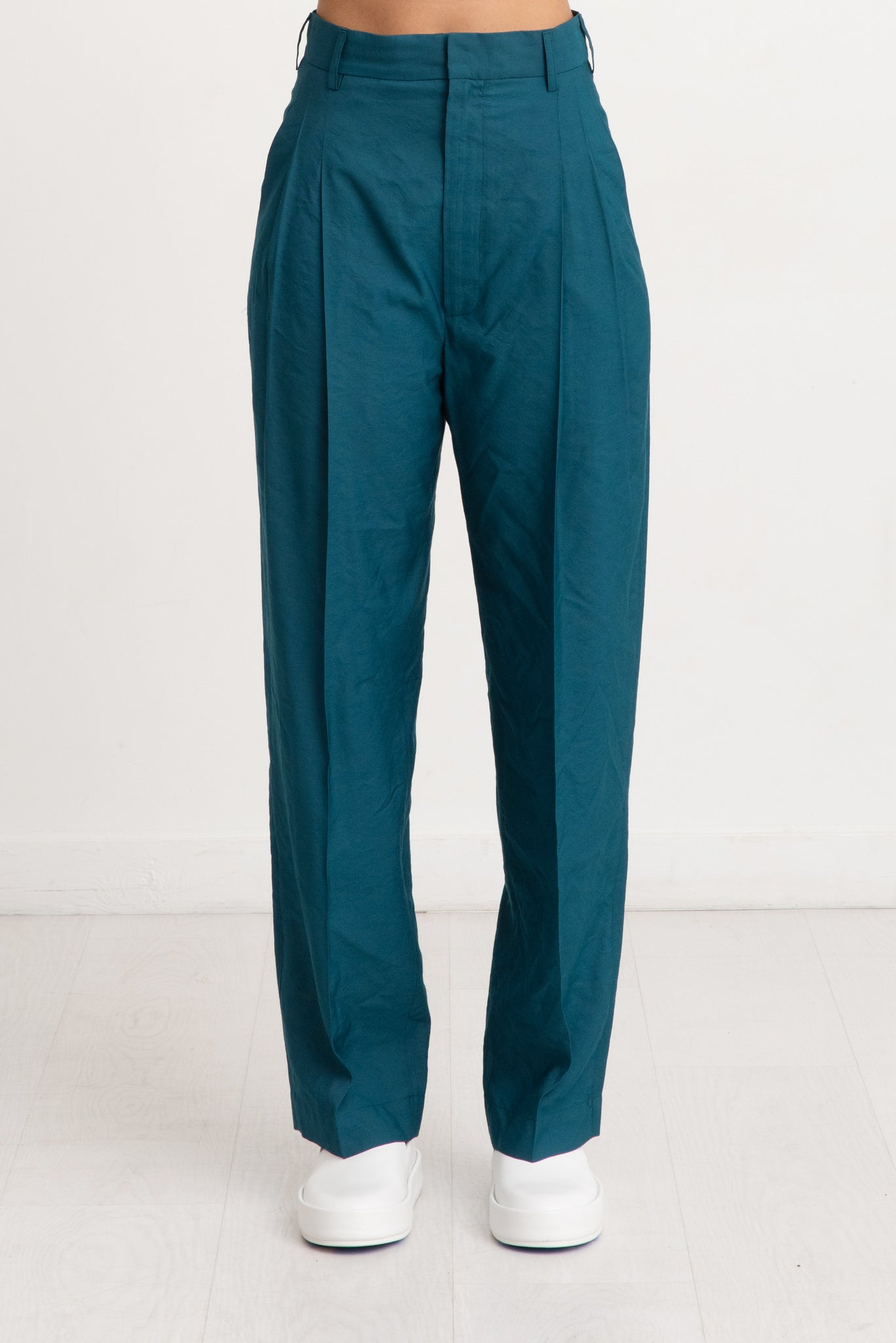 HACHE - Man Trouser, Dark Turquoise