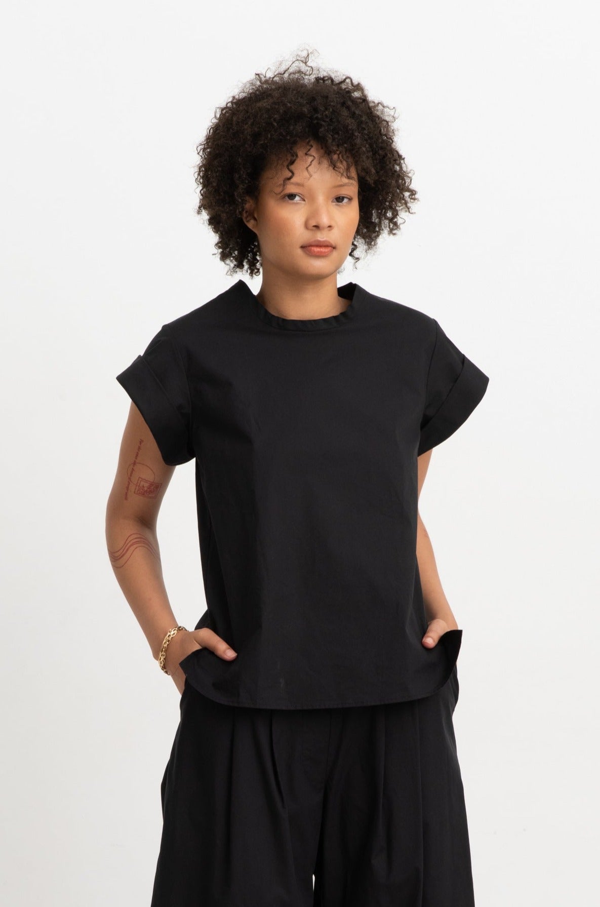 RACHEL COMEY - Lynx Top, Black