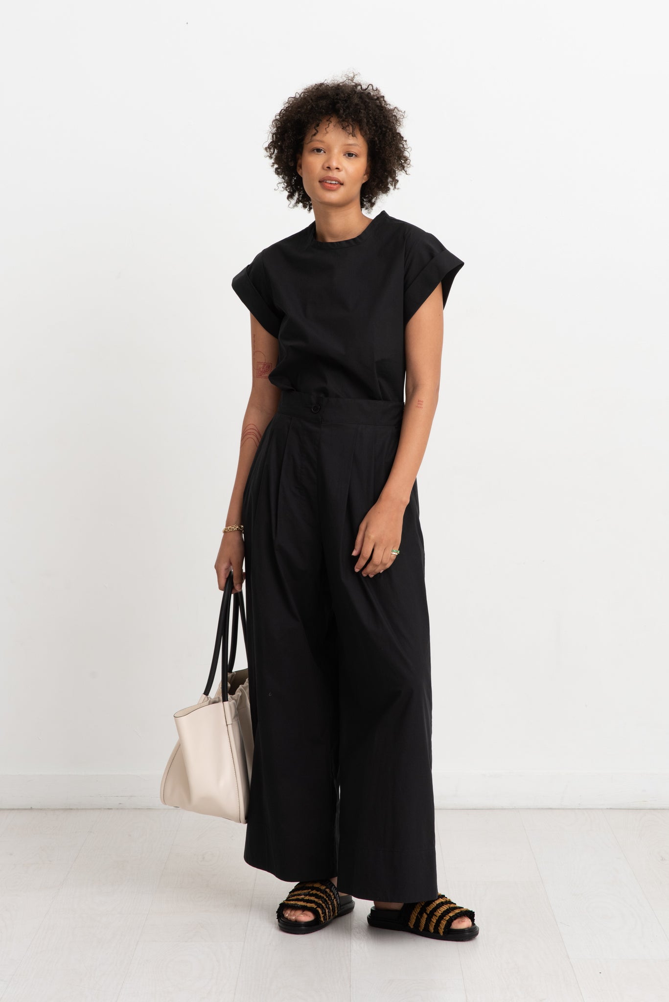 RACHEL COMEY - Lynx Top, Black