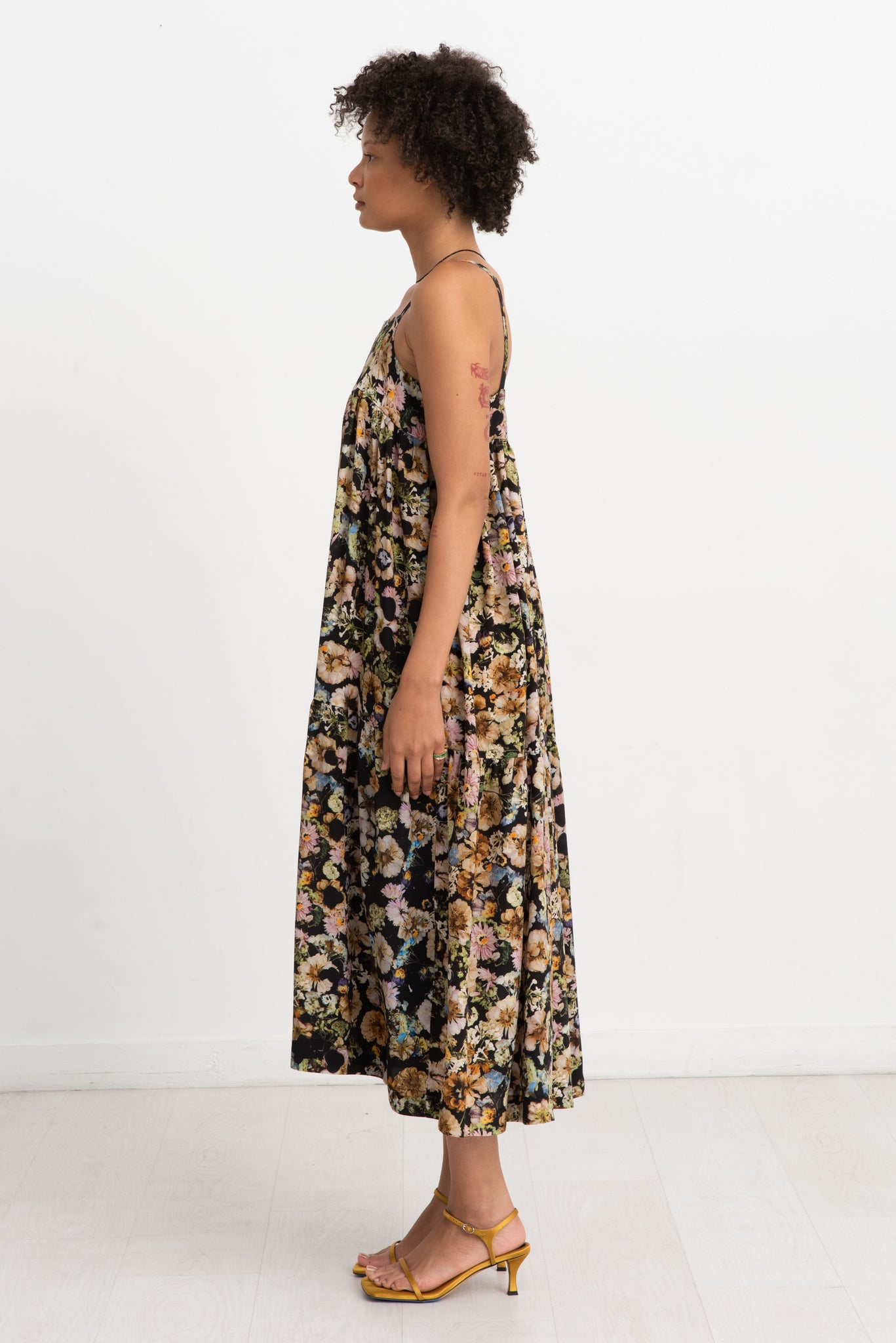 ANNTIAN - Layer Dress, Print BB - Pressed Flowers